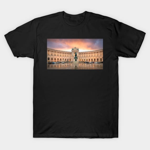 Neue Burg Museum in Vienna, Austria T-Shirt by mitzobs